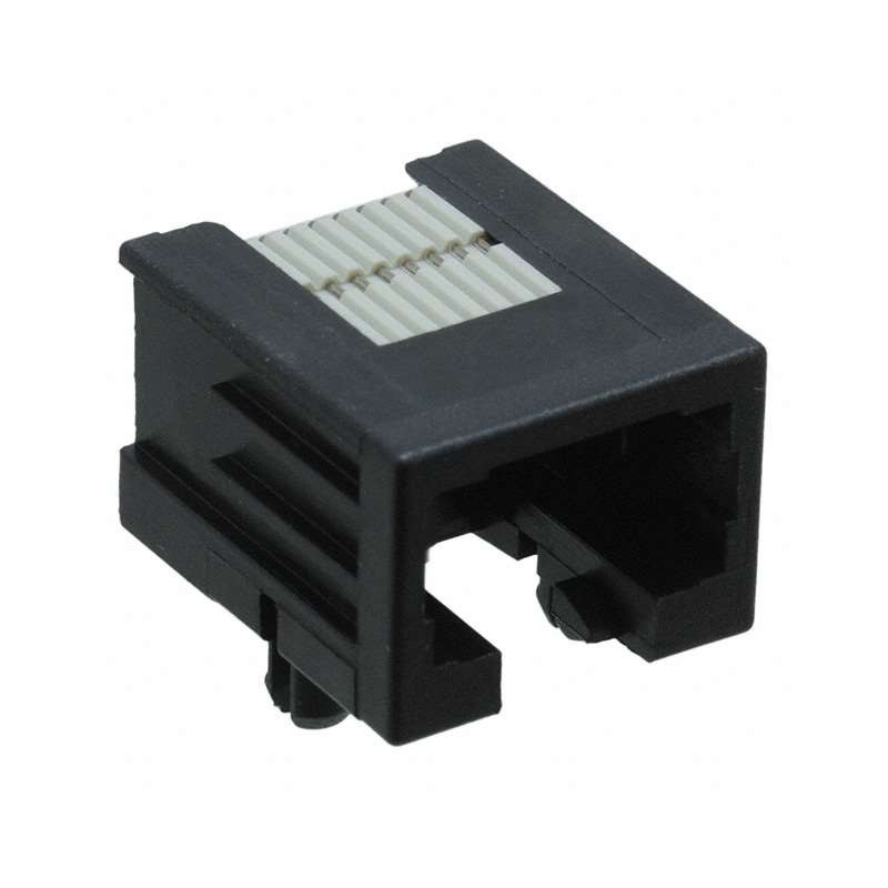 10 pcs : 1-1705951-1 - CONN MOD JACK 8P8C R/A UNSHLD