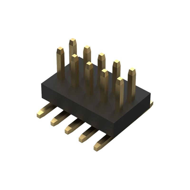 10 pcs : BC050-10A-K0-0380-0160-0480-LB - 10W,1.0MM PITCH ELEV PIN HDR,DIL