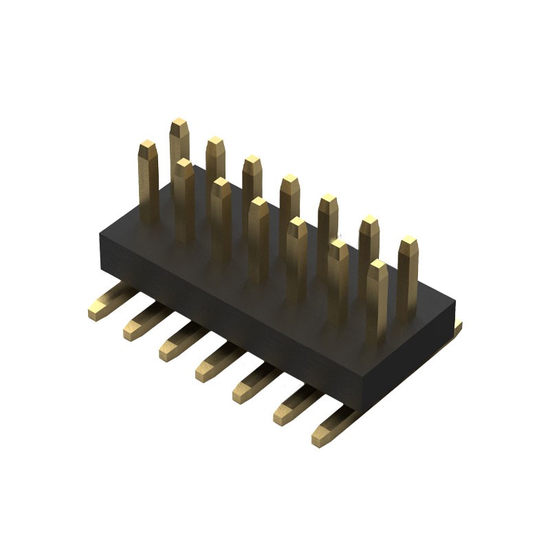 10 pcs : BC050-14A-K0-0380-0160-0480-LB - 14W,1.0MM PITCH ELEV PIN HDR,DIL