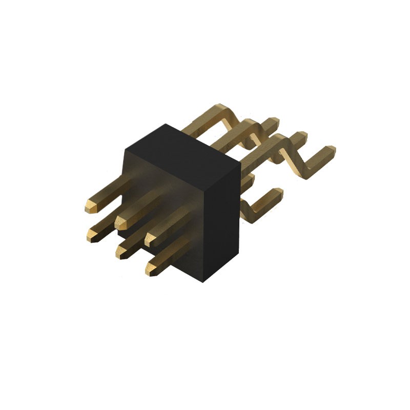 10 pcs : BC057-06-A-A-0150-L-C - 6W,1.0MM PITCH PIN HDR,DIL, SMT,
