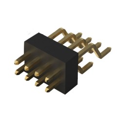 10 pcs : BC057-08-A-A-0150-L-C - 8W,1.0MM PITCH PIN HDR,DIL, SMT,