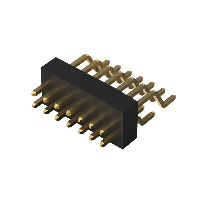 10 pcs : BC057-14-A-A-0150-L-C - 14W,1.0MM PITCH PIN HDR,DIL, SMT