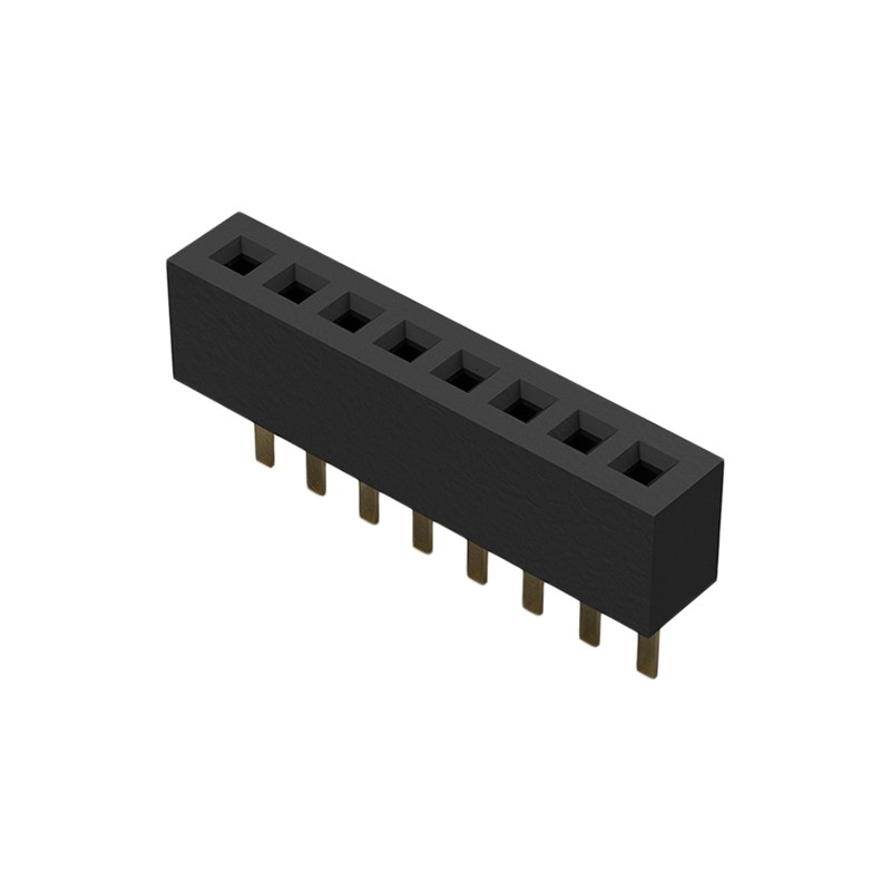 10 pcs : BC065-08-A-L-D - 8POS 1.0MM PITCH SOCKET, SIL, TH