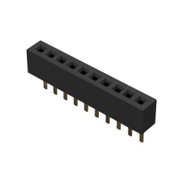 10 pcs : BC065-10-A-L-D - 10POS 1.0MM PITCH SOCKET, SIL, T