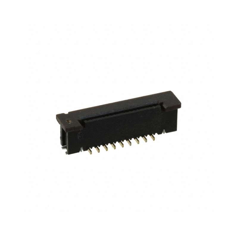 10 pcs : 1-1734742-8 - CONN FFC VERT 18POS 0.5MM SMD
