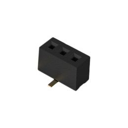 10 pcs : BC070-03-A-1-L-C - 3POS 1.0MM PITCH SOCKET, SIL, SM