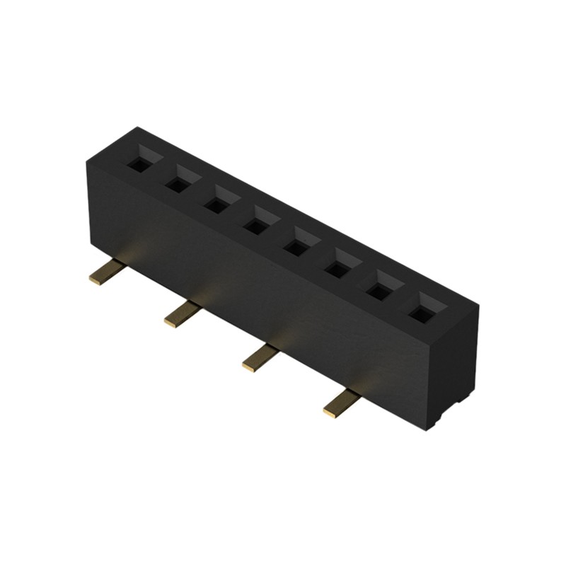 10 pcs : BC070-04-A-1-L-C - 4POS 1.0MM PITCH SOCKET, SIL, SM