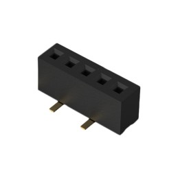 10 pcs : BC070-05-A-1-L-C - 5POS 1.0MM PITCH SOCKET, SIL, SM