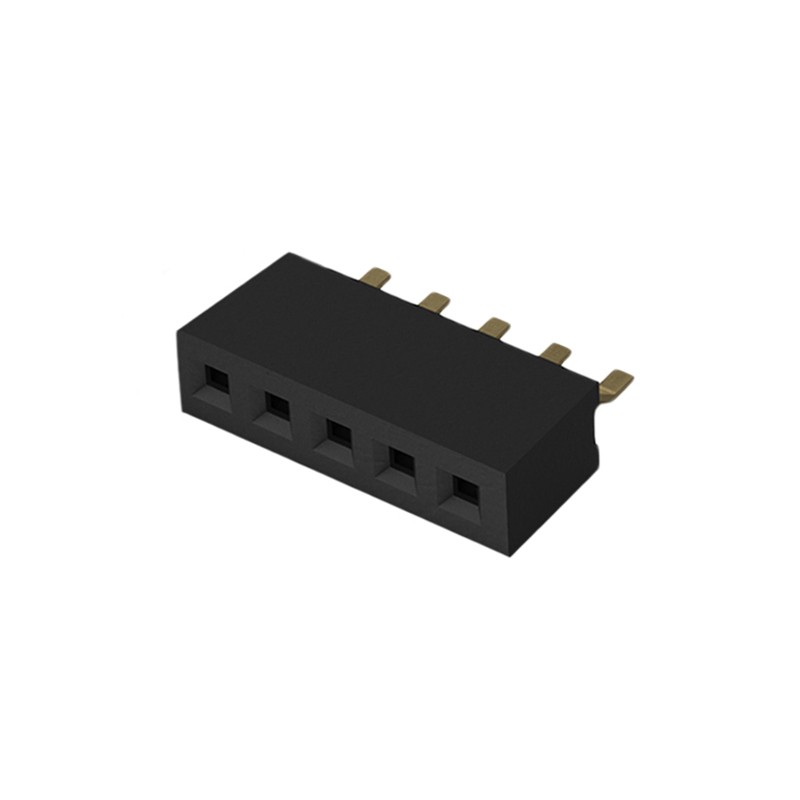 10 pcs : BC075-05-A-L-A - 5POS 1.0MM PITCH SOCKET, SIL, SM