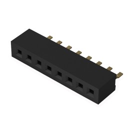 10 pcs : BC075-08-A-L-A - 8POS 1.0MM PITCH SOCKET, SIL, SM