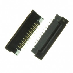 10 pcs : 2-1734742-0 - CONN FFC VERT 20POS 0.5MM SMD