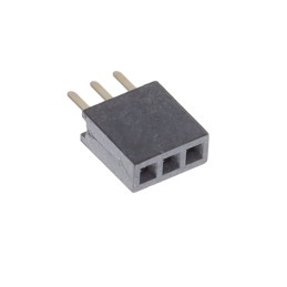 10 pcs : BD080-03-A-0230-L-G - 3W, 1.27MM PITCH SOCKET, SIL, TH