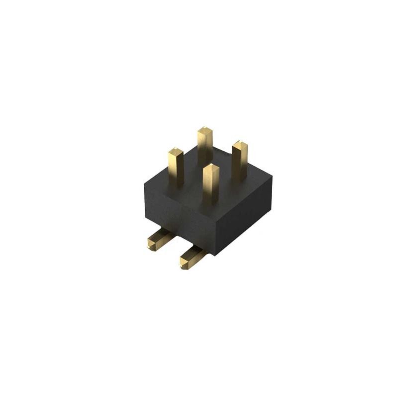 10 pcs : BF030-04A-B1-0360-0277-0600-LB - 4POS, 2MM PITCH PIN HDR, DIL, SM