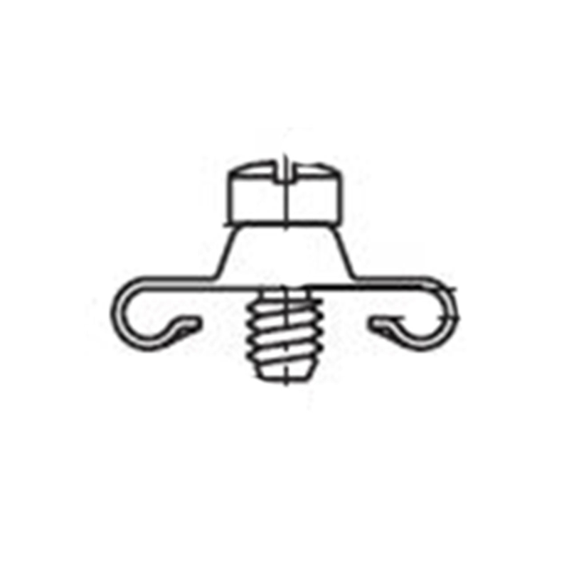 10 pcs : 1727040122 - FCT SPRING CLIP W/ SCREW