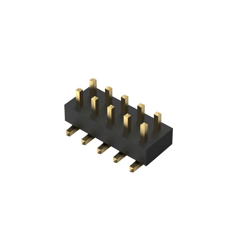 10 pcs : BF030-10A-B1-0200-0277-0600-LB - 10POS, 2MM PITCH PIN HDR, DIL, S