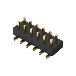 10 pcs : BF030-12A-B1-0200-0277-0600-LB - 12POS, 2MM PITCH PIN HDR, DIL, S