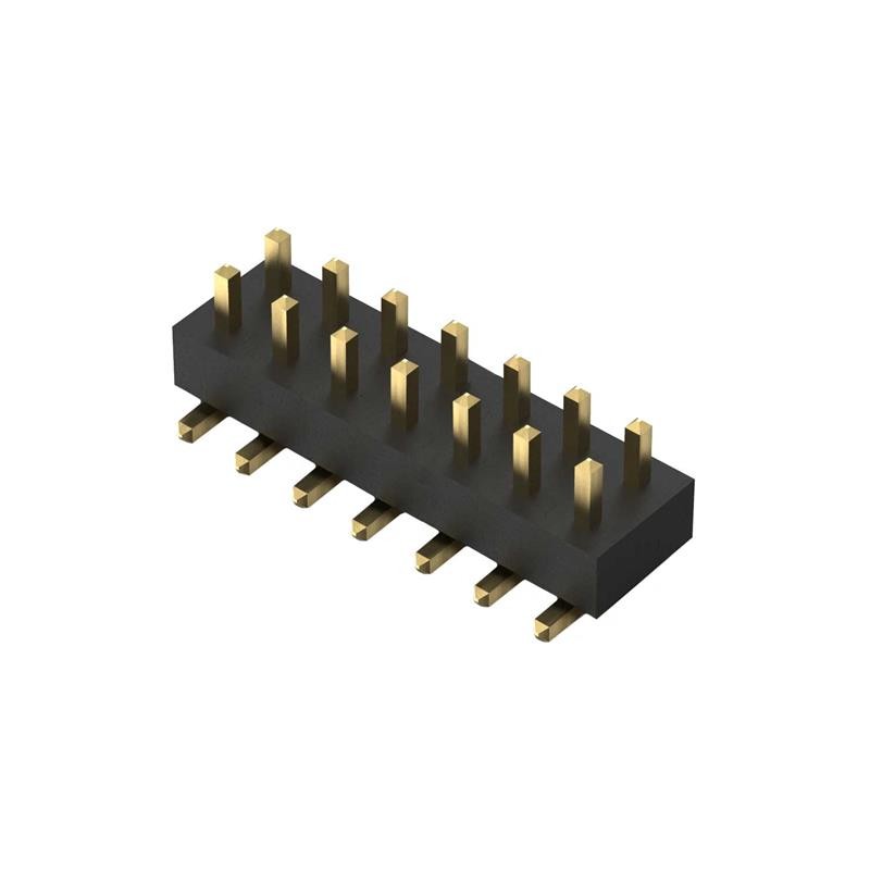 10 pcs : BF030-14A-B0-0360-0277-0600-LB - 14POS, 2MM PITCH PIN HDR, DIL, S