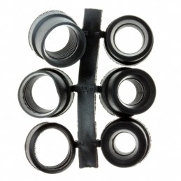 10 pcs : 747973-1 - CONN GROMMET DB25/37/50 BLACK