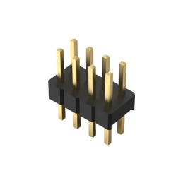 10 pcs : BF050-08-A-B-0400-0300-L-G - 8POS, 2MM PITCH PIN HDR, DIL, TH