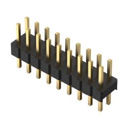 10 pcs : BF050-18-A-B-0600-0300-L-G - 18POS, 2MM PITCH PIN HDR, DIL, T