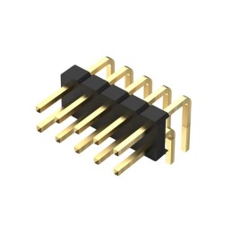 10 pcs : BF060-10A-B-0200-0280-0305-L-D - 10POS, 2MM PITCH PIN HDR, DIL, T