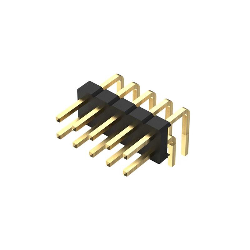 10 pcs : BF060-10A-B-0600-0280-0305-L-D - 10POS, 2MM PITCH PIN HDR, DIL, T