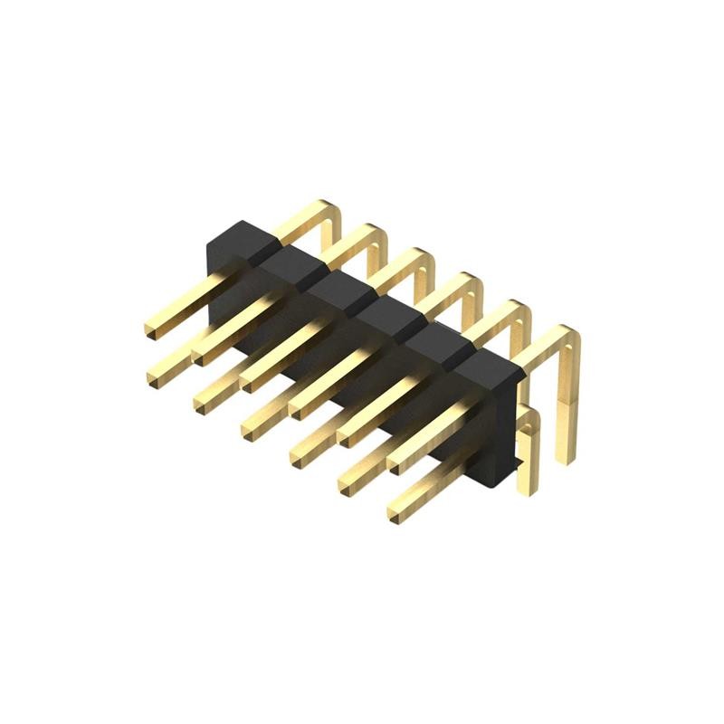 10 pcs : BF060-12A-B-0400-0280-0305-L-D - 12POS, 2MM PITCH PIN HDR, DIL, T