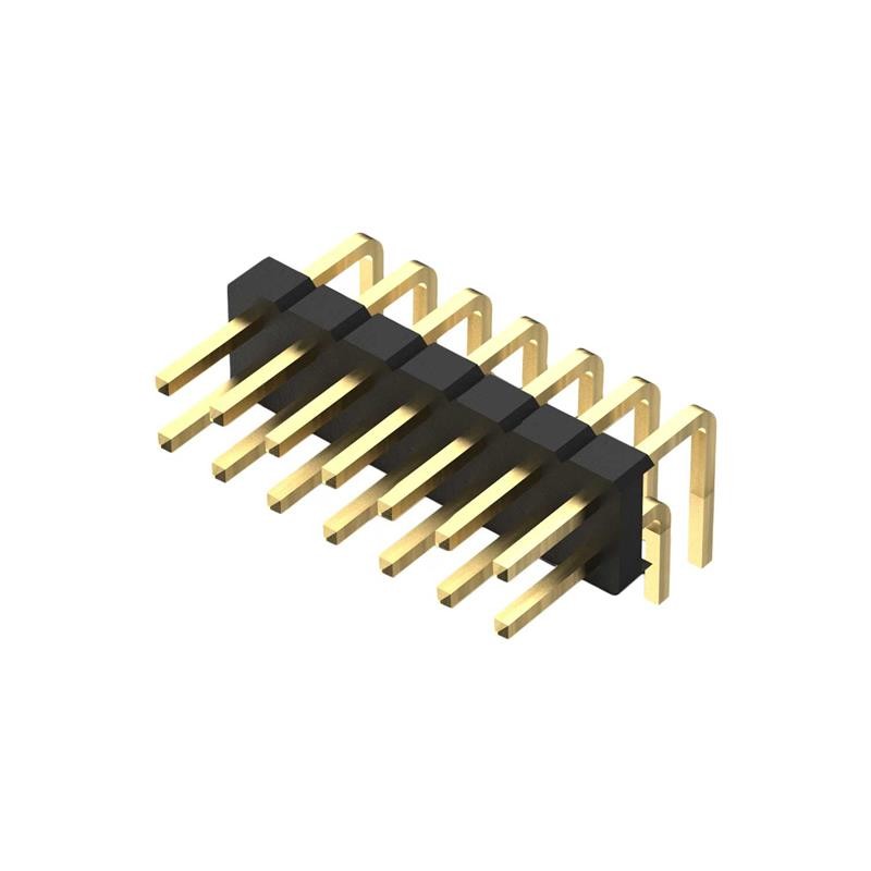 10 pcs : BF060-14A-B-0400-0280-0305-L-D - 14POS, 2MM PITCH PIN HDR, DIL, T