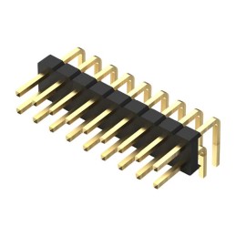 10 pcs : BF060-18A-B-0600-0280-0305-L-D - 18POS, 2MM PITCH PIN HDR, DIL, T