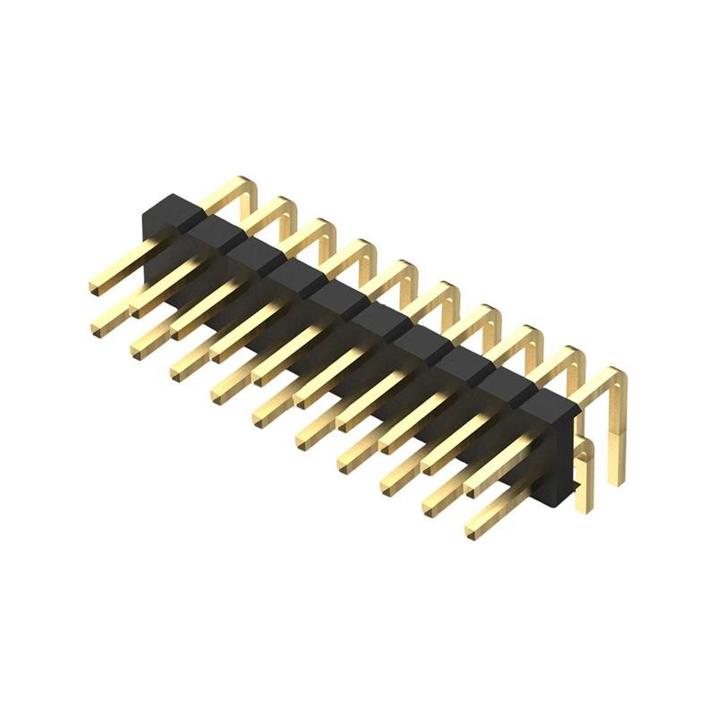 10 pcs : BF060-20A-B-0400-0280-0305-L-D - 20POS, 2MM PITCH PIN HDR, DIL, T