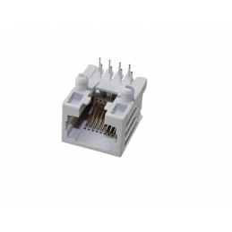 10 pcs : 3-215877-1 - CONN MOD JACK 8P8C R/A UNSHLD