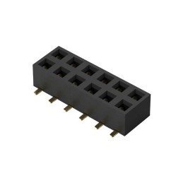 10 pcs : BF080-12-A-0-L-C - 12POS, 2MM PITCH SOCKET, DIL, SM
