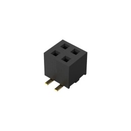 10 pcs : BF100-04-A-D-0-0640-L-C - 4POS, 2MM PITCH SOCKET, DIL, SMT