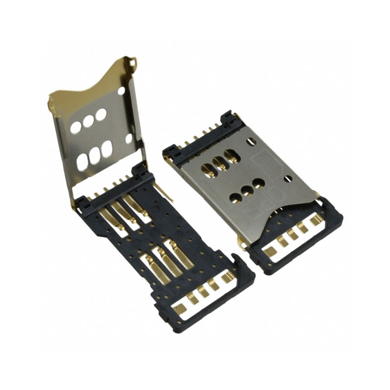 10 pcs : SF7W006S4ER1500 - CONN SIM CARD HINGED TYPE R/A