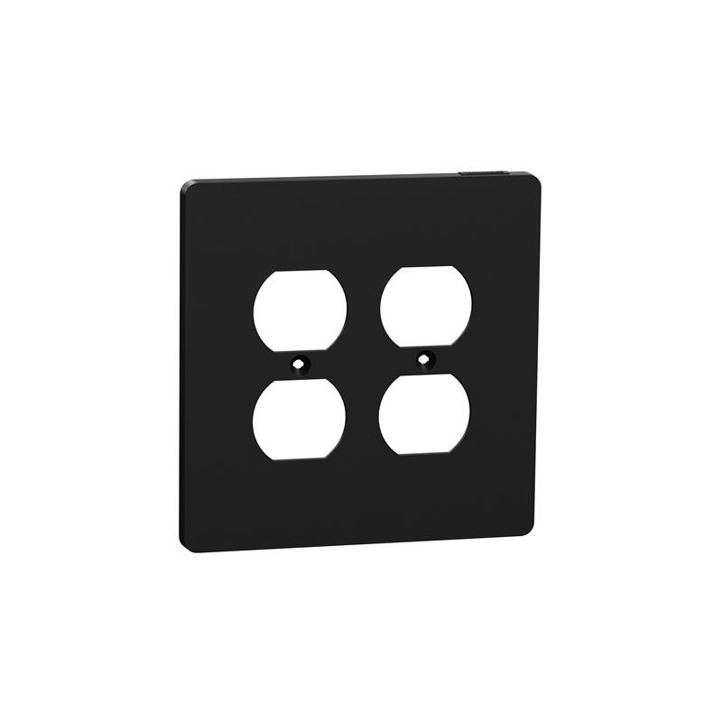 10 pcs : SQWS422012BK - 2 G MID+ 2 DUPLEX OUTLET WALL P