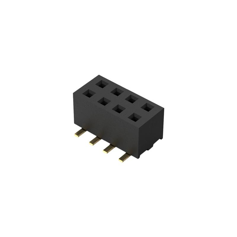 10 pcs : BF100-08-A-C-1-0625-L-C - 8POS, 2MM PITCH SOCKET, DIL, SMT