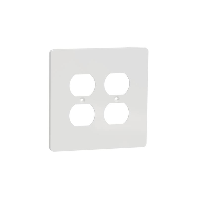 10 pcs : SQWS422012WH - 2 G MID+ 2 DUPLEX OUTLET WALL P