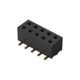 10 pcs : BF100-10-A-D-0-0640-L-C - 10POS, 2MM PITCH SOCKET, DIL, SM