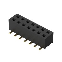 10 pcs : BF100-14-A-C-1-0625-L-C - 14POS, 2MM PITCH SOCKET, DIL, SM