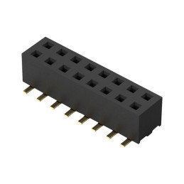 10 pcs : BF100-16-A-C-1-0625-L-C - 16POS, 2MM PITCH SOCKET, DIL, SM