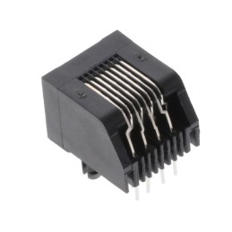 10 pcs : 5555164-4 - CONN MOD JACK 8P8C R/A UNSHLD