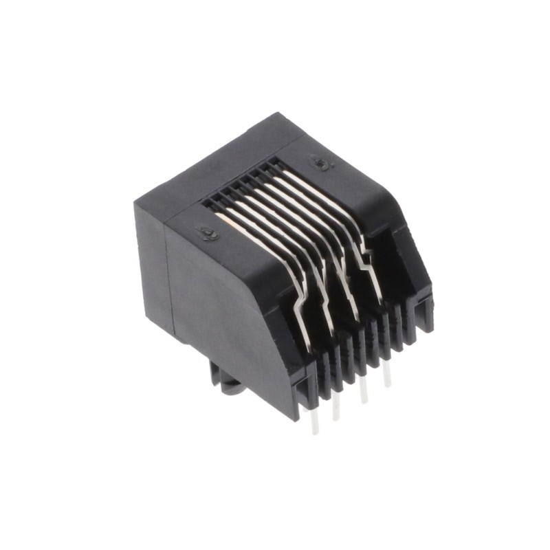10 pcs : 5555164-4 - CONN MOD JACK 8P8C R/A UNSHLD