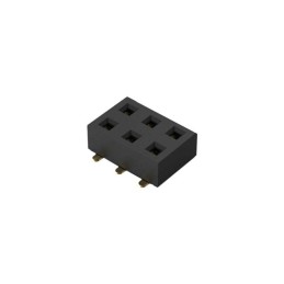 10 pcs : BF121-06-A-1-L-C - 6POS, 2MM PITCH SOCKET, DIL, SMT