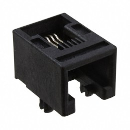10 pcs : 0955016649 - CONN MOD JACK 6P4C R/A UNSHLD