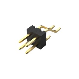 10 pcs : BF135-04-A-0200-0700-0400-L-C - 4POS, 2MM PITCH PIN HDR, DIL, SM