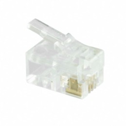 10 pcs : TM4P-44P - CONN MOD PLUG 4P4C UNSHIELDED