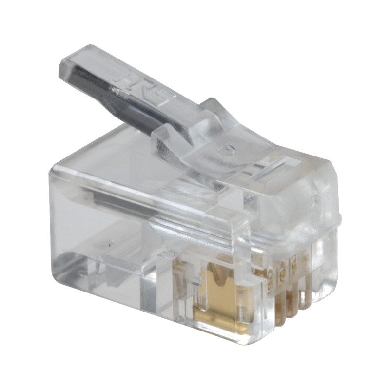 10 pcs : TM3P-44P - CONN MOD PLUG 4P4C UNSHIELDED