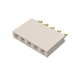 10 pcs : BG300-05-A-L-A - 5W, 2.54MM PTH SOCKET, SIL, SMT,