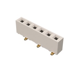 10 pcs : BG306-06-A-1-0400-L-B - 6W, 2.54MM PITCH SCK, SIL, SMT,