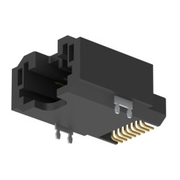 10 pcs : IMSA-13065B-2-08Y902 - HEADER SMT RA 8POS KEY-C